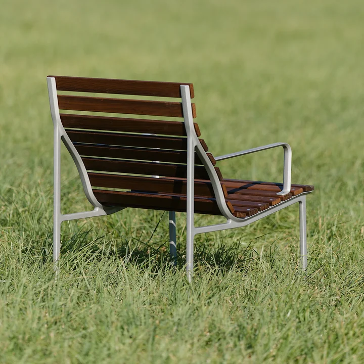 HAY - Traverse Lounge Fauteuil, aluminium / frêne huilé