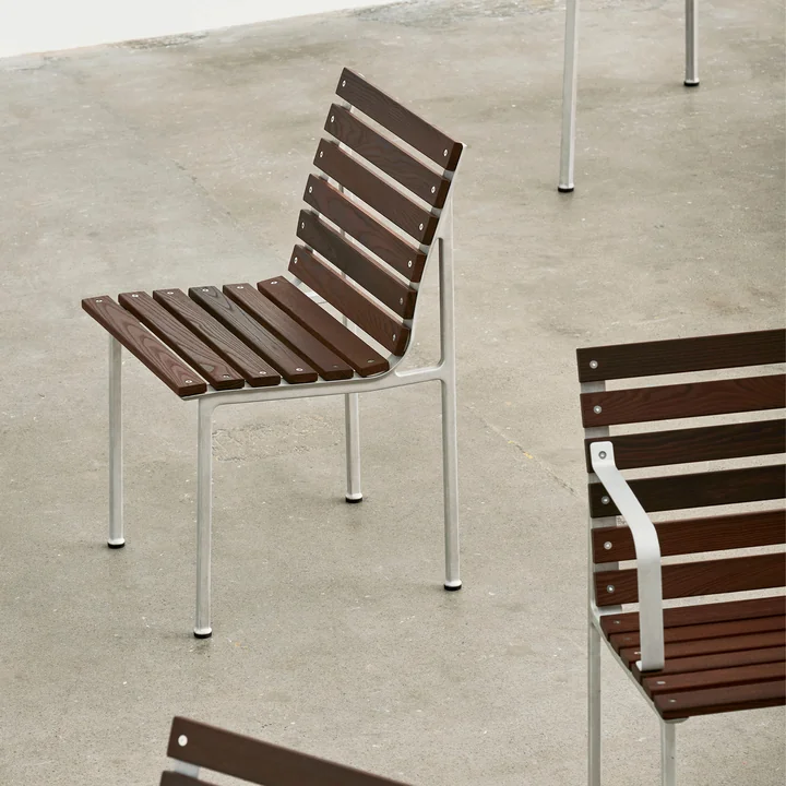 HAY - Traverse Chaise, aluminium / frêne huilé