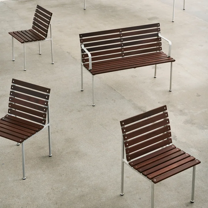HAY - Traverse Collection, aluminium / frêne huilé