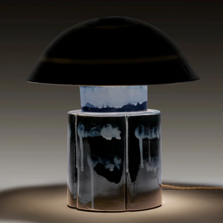 Serax - John Lampe de table, bleu foncé