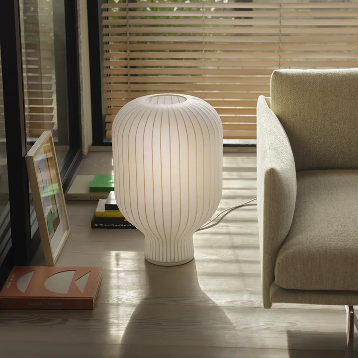 Muuto - Strand Lampe de table, blanc, H 59 cm