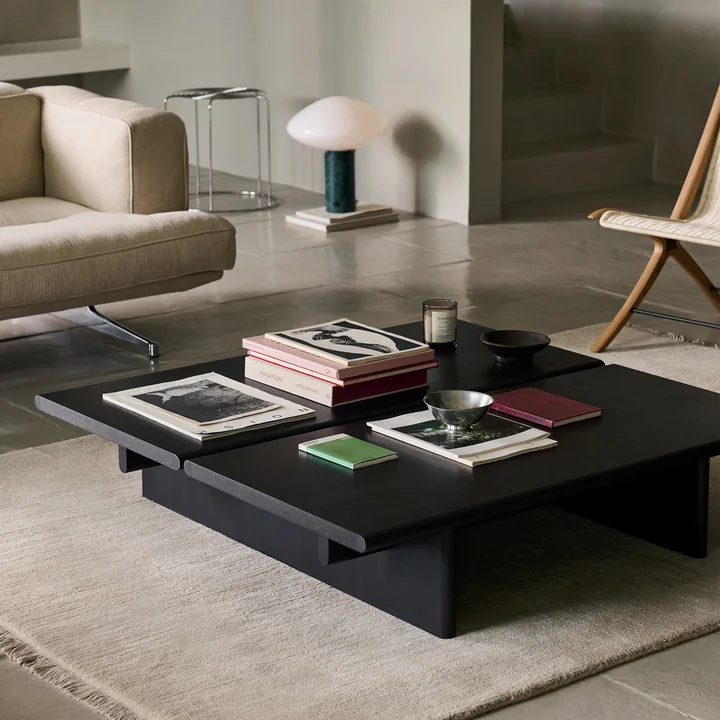& Tradition - Ita OS4 Table basse, 110 x 110 cm, chêne teinté foncé