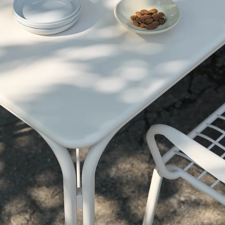 & Tradition - Thorvald SC99 Table de jardin, 220 x 90 cm, ivory