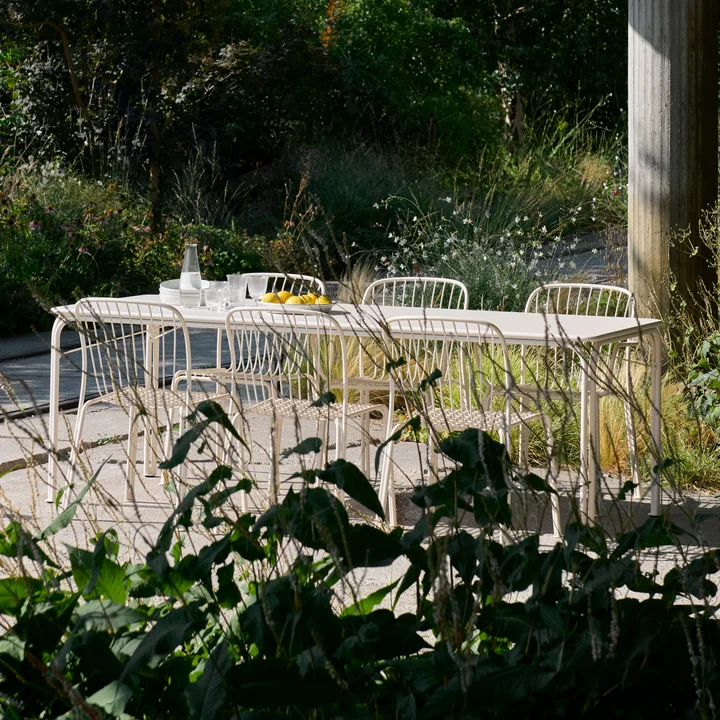 & Tradition - Thorvald SC99 Table de jardin, 220 x 90 cm, ivory