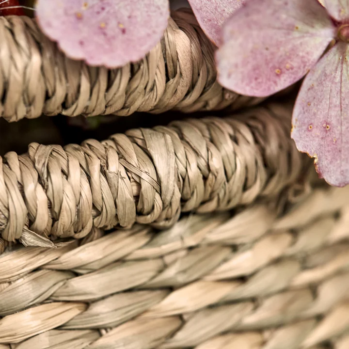 House Doctor - Cesta Corbeille de rangement, jonc de mer naturel