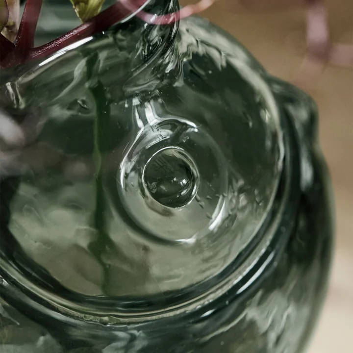 House Doctor - Fisch Vase, H 17,5 cm, smoked grey