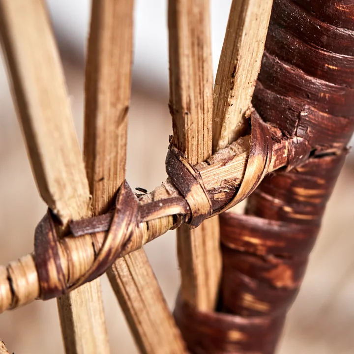 House Doctor - Flow Lounge Chair, rotin naturel