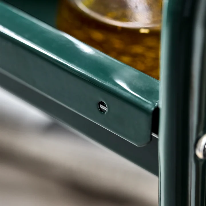 House Doctor - Chariot de service Roll, vert foncé