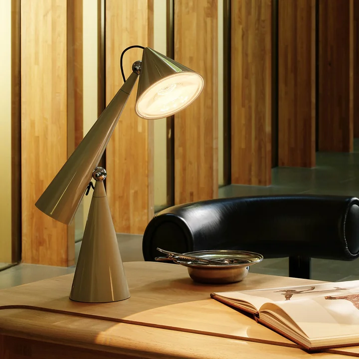 Tom Dixon - Pose Task LED lampe de table, putty