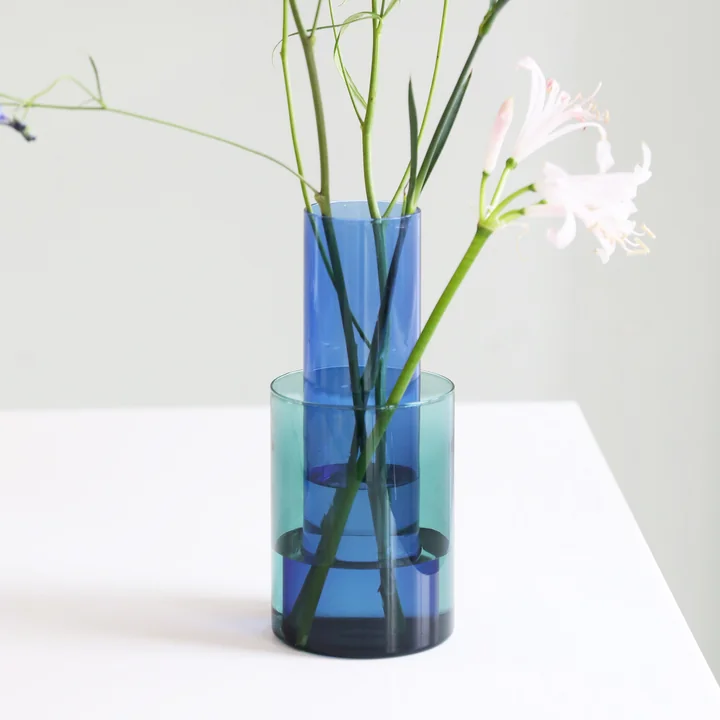 & klevering - Amphi Vase small, vert (set de 2)