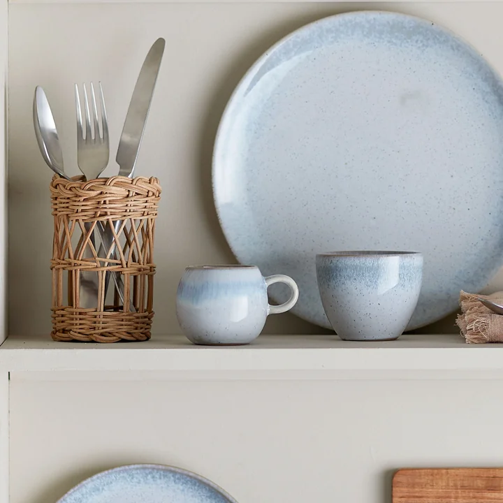 Bloomingville - Paula Tasse à expresso, Ø 7 x 6 cm, bleu