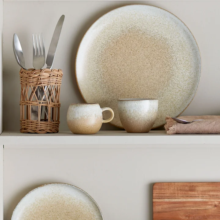 Bloomingville - Paula Tasse à expresso, Ø 7 x 6 cm, naturel