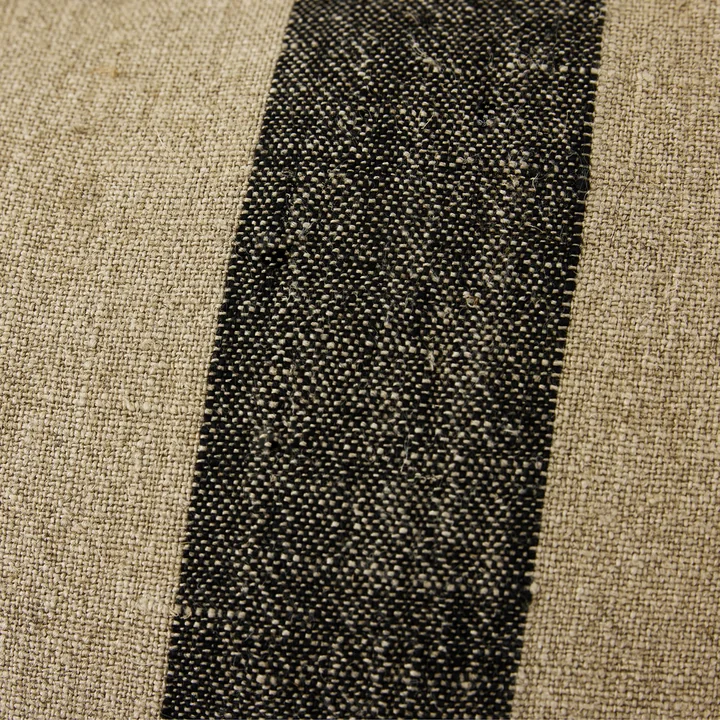 Hkliving - Bayside Coussin en lin, 60 x 40 cm, marron / beige