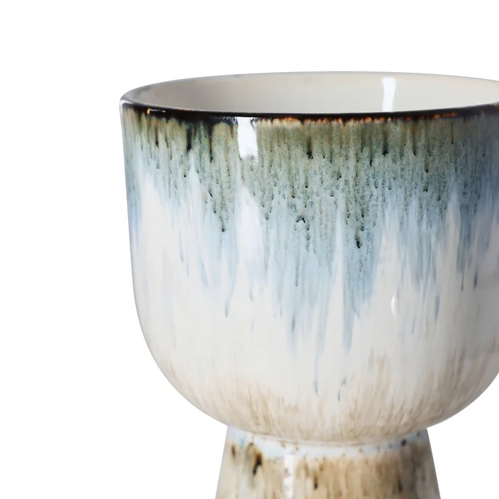 HKliving - Retro Pot de fleurs Ø 16,5 cm, lagoon