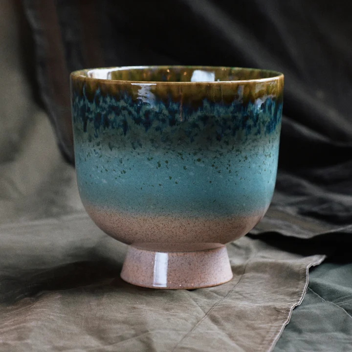 HKliving - Retro Pot de fleurs Ø 20,5 cm, lagoon