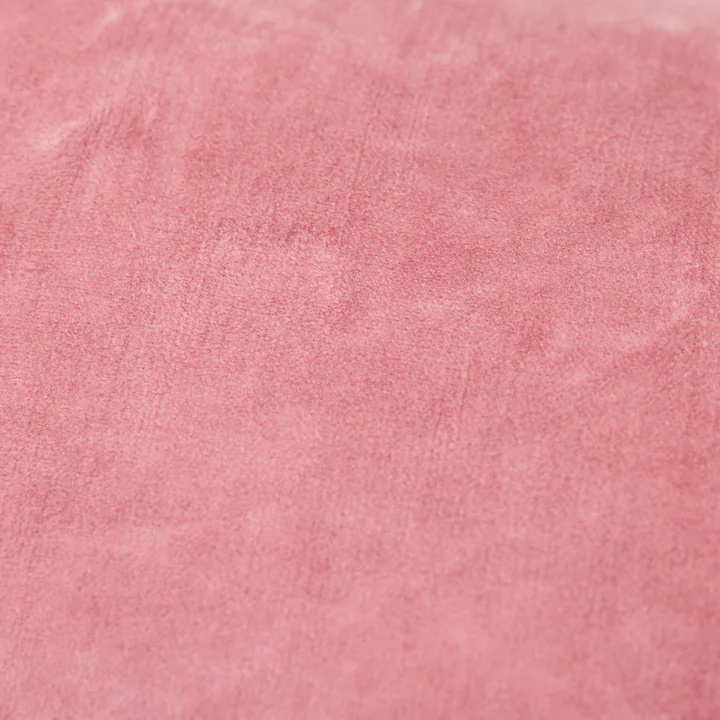 HKliving - Coussin en velours, 40 x 60 cm, rose