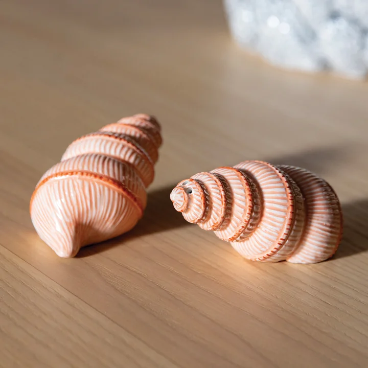 & klevering - Salière et poivrière, Shell, orange