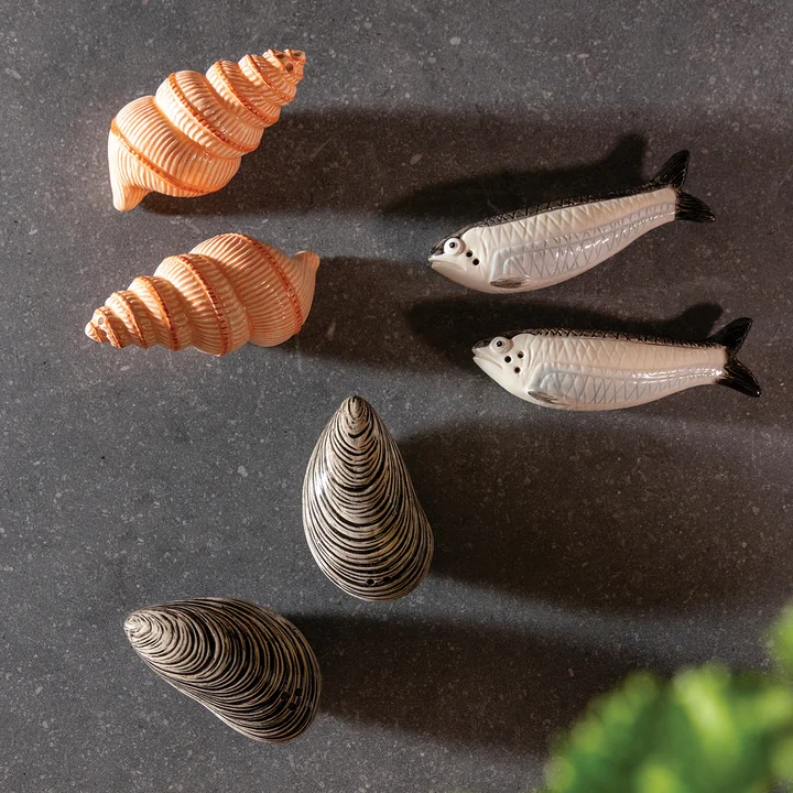 & klevering - Salière et poivrière