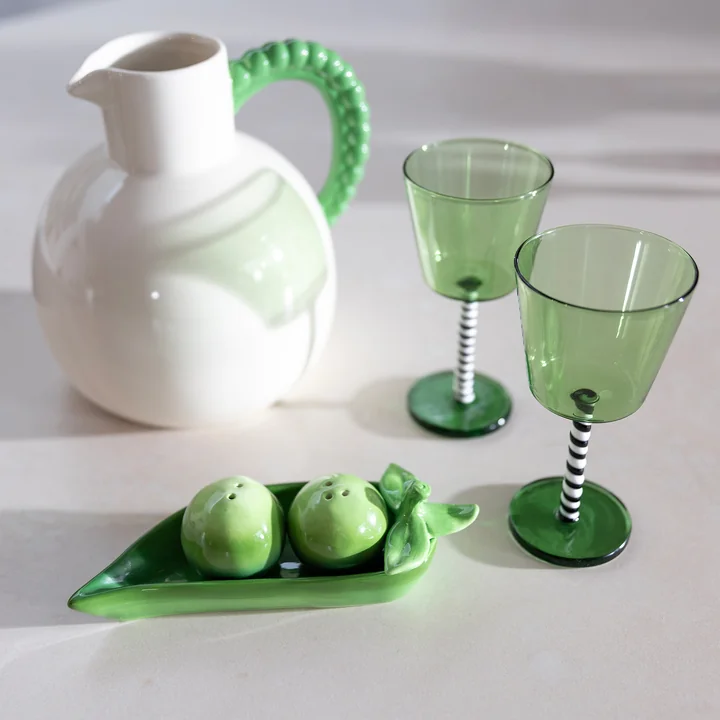 & klevering - Salière et poivrière, Pea, vert