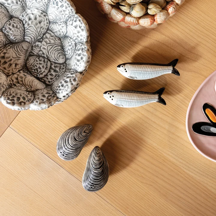 & klevering - Salière et poivrière