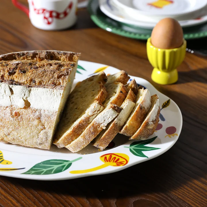 & klevering - Haines plat de service, 26,5 x 35 cm, multicolore