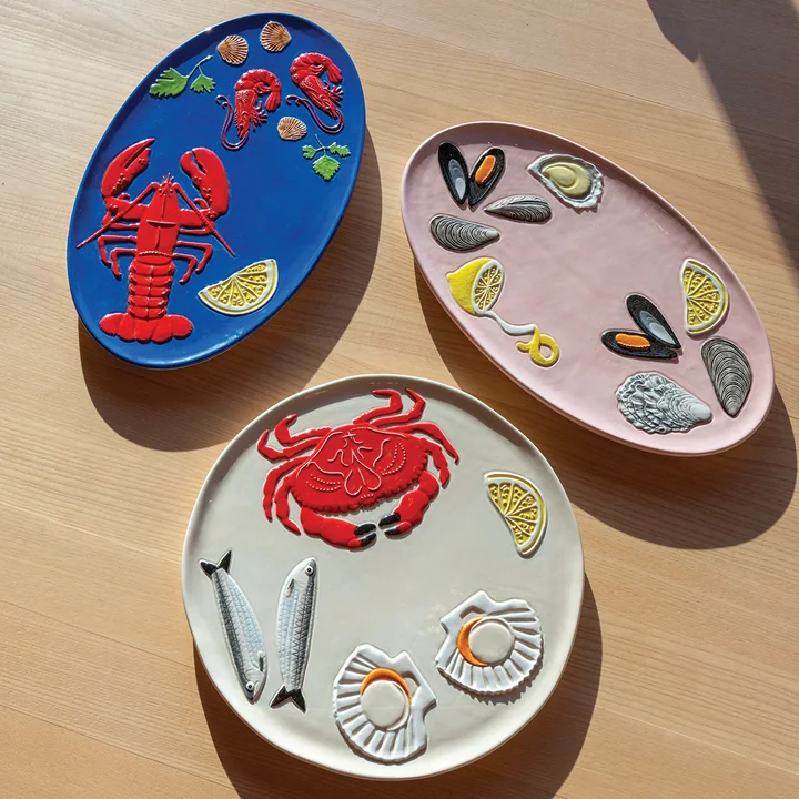 & klevering - De la mer Plats de service