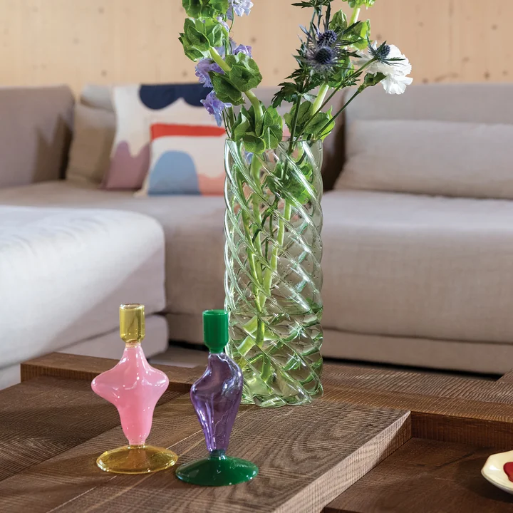 & klevering - Marshmallow Vase 33 x Ø 12 cm, vert