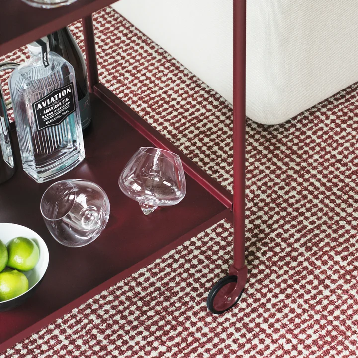 Normann Copenhagen - Rul Trolley, bourgogne