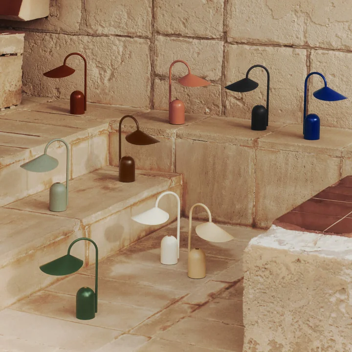 Ferm Living - Arum Lampes de table à LED rechargeables