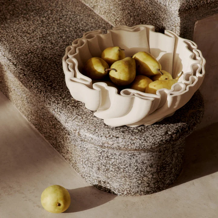 Ferm Living - Dedali Coupe, Ø 35,5 cm, blanc cassé