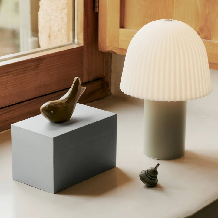 Ferm Living - Harbour Boîte de rangement Poisson, Frill LED Lampe de table