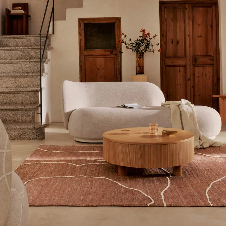 Ferm Living - Table de rangement Olles, chêne naturel