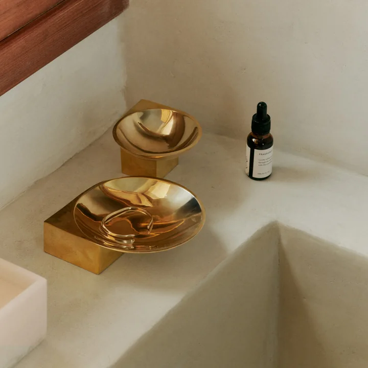 Ferm Living - Santany Coupe décorative, Ø 9,5 x H 7 cm, argenté