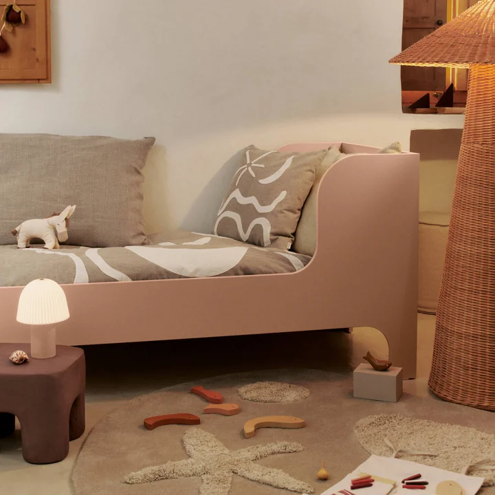 Ferm Living - Sill Lit d'enfant, 166 x 76 cm, rose