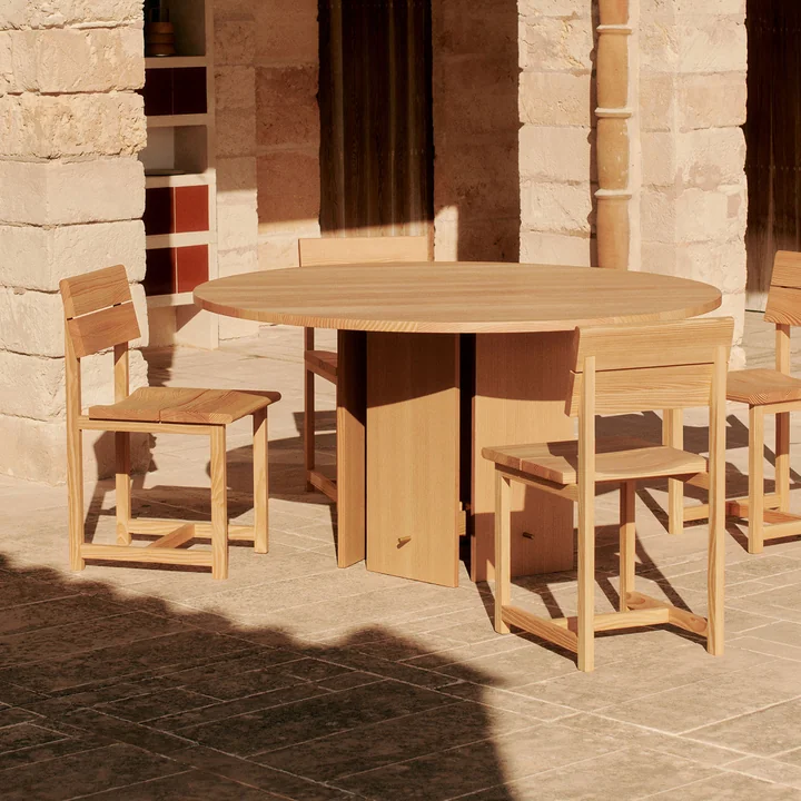 Ferm Living - Chaise Vist, douglas huilé