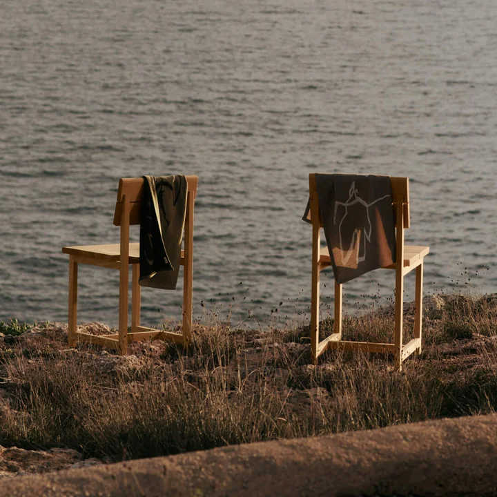 Ferm Living - Chaise Vist, douglas huilé