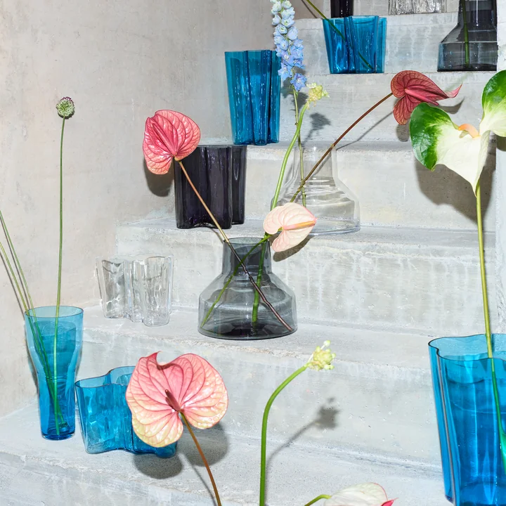 iittala - Aalto Vases, turquoise