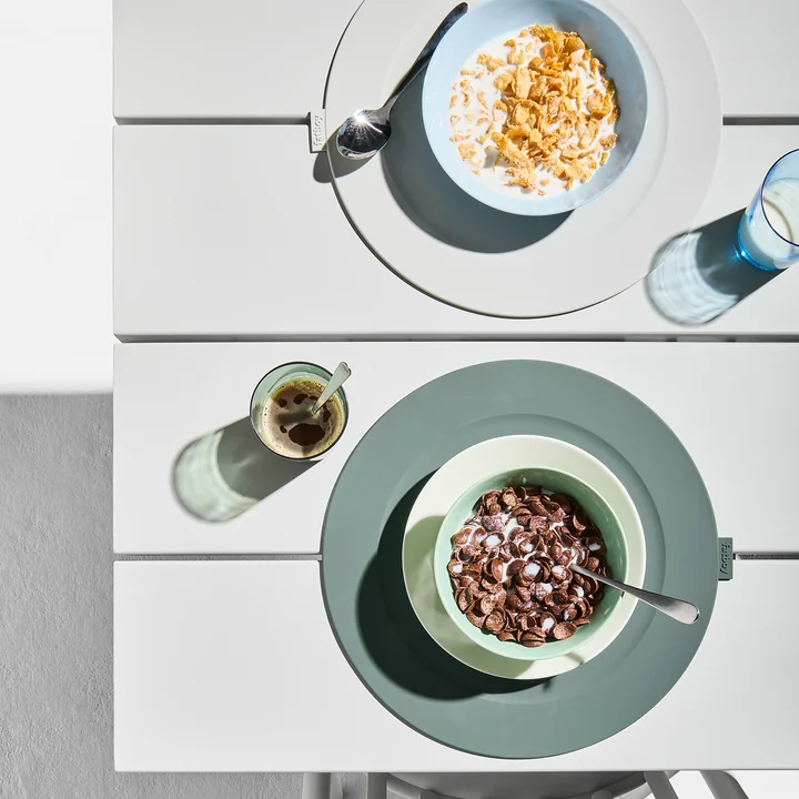 Fatboy - Place-we-met set de table, dark sage et gris clair