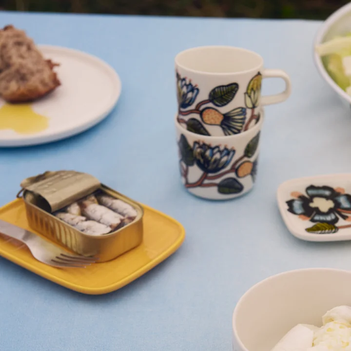 Marimekko - Tiiliskivi Plateau de service, 15 x 12 cm, safran