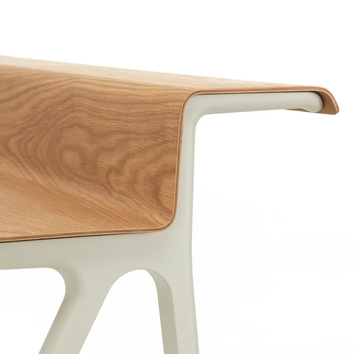 Vitra - Courier Bureau, chêne clair / craie