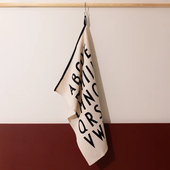 Design Letters - Premium Classic torchon, natural / black