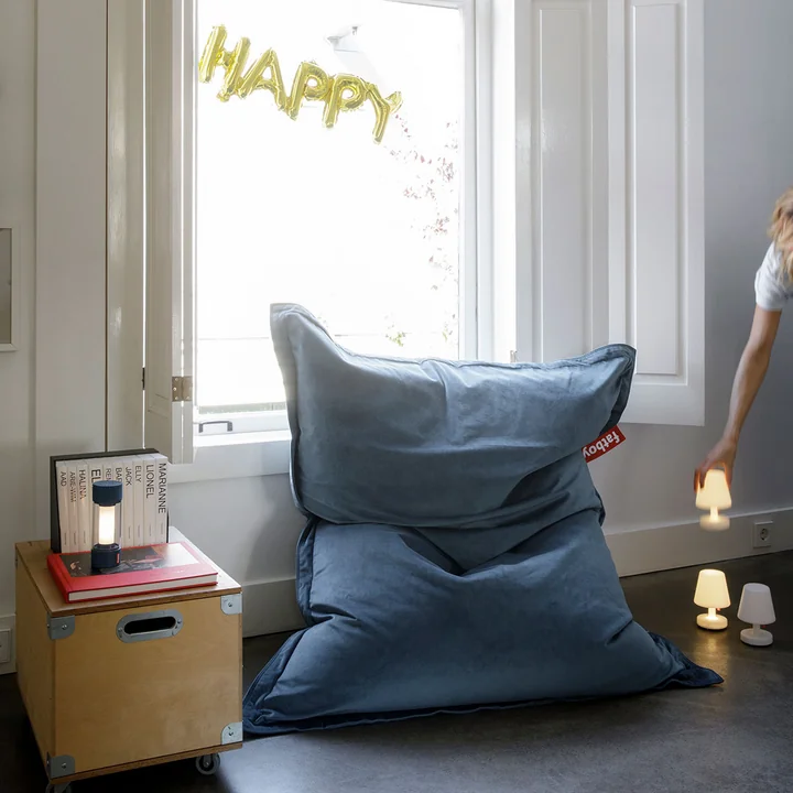 Fatboy - Pouf Original Slim Velvet recyclé