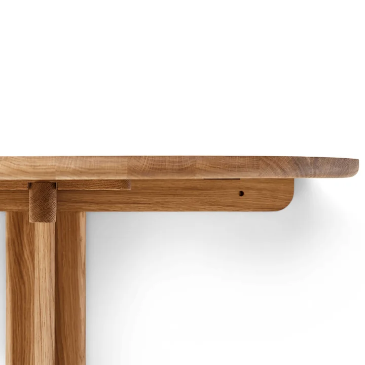 Form & Refine - Trefoil Table murale pliante, chêne