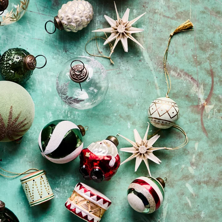 House Doctor - Mach Ornement, Ø 4 cm, vert menthe