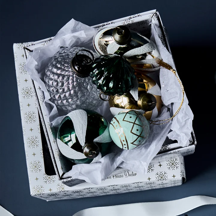 House Doctor - Mach Ornement, Ø 4 cm, vert menthe