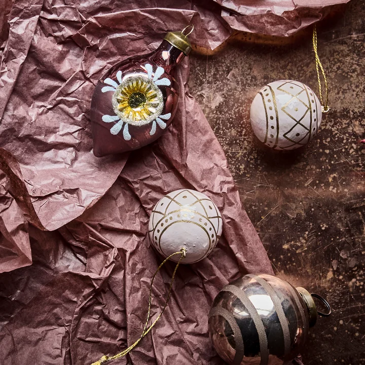 House Doctor - Mach Ornement, Ø 4 cm, rose