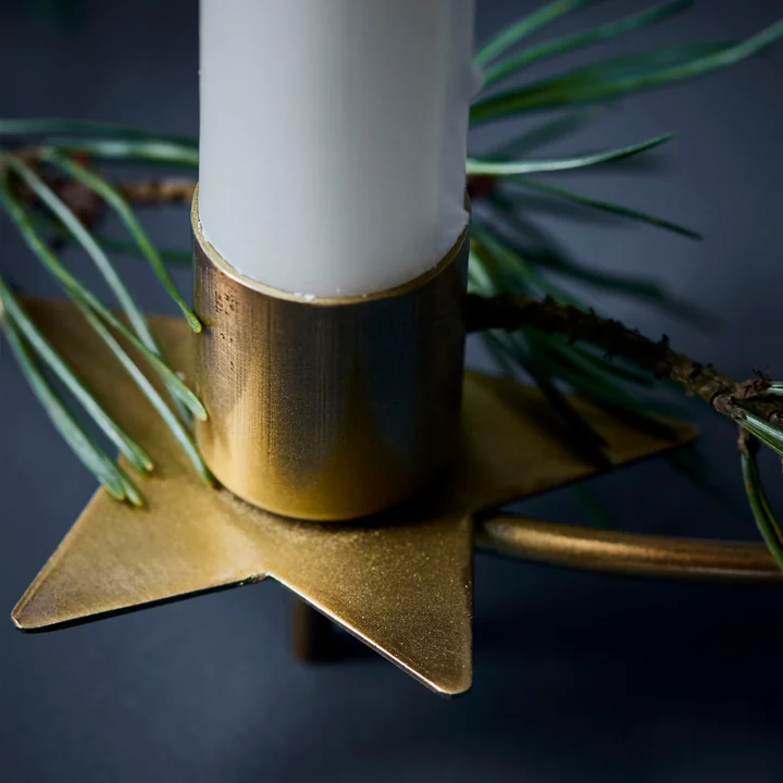 House Doctor - Stage Chandelier Ø 25 x 5 cm, laiton antique