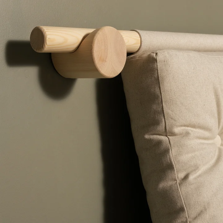 Karup Design - Hooked 135 Canapé-lit avec matelas Bravo 135 x 200 cm, lin