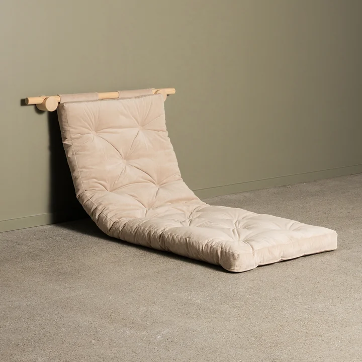 Karup Design - Hooked 75 Canapé-lit avec matelas Bravo 75 x 200 cm, ivoire