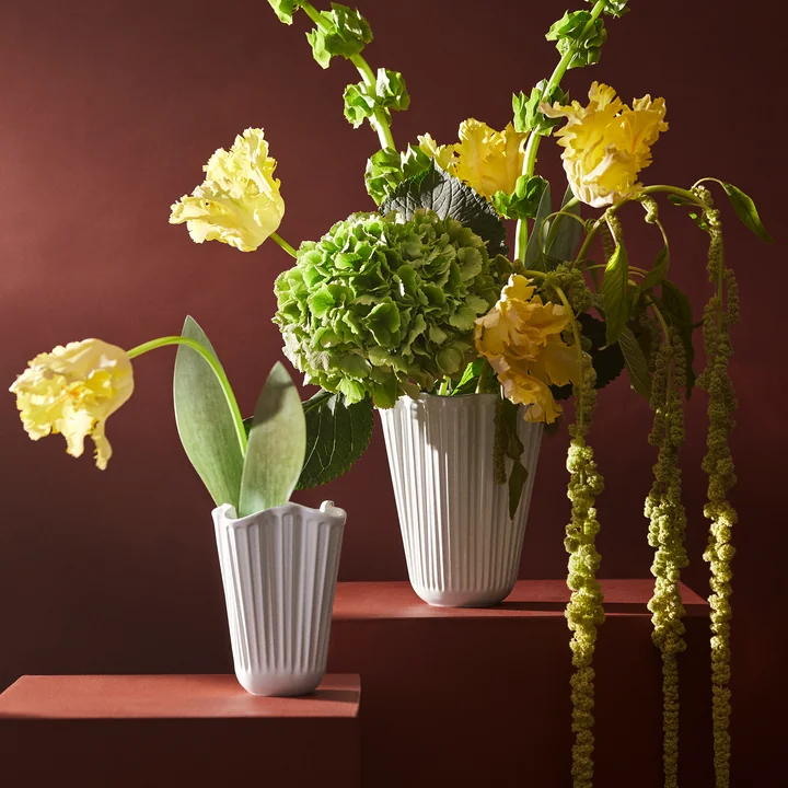 Kähler Design - Hammershøi Unfold Vases, blanc